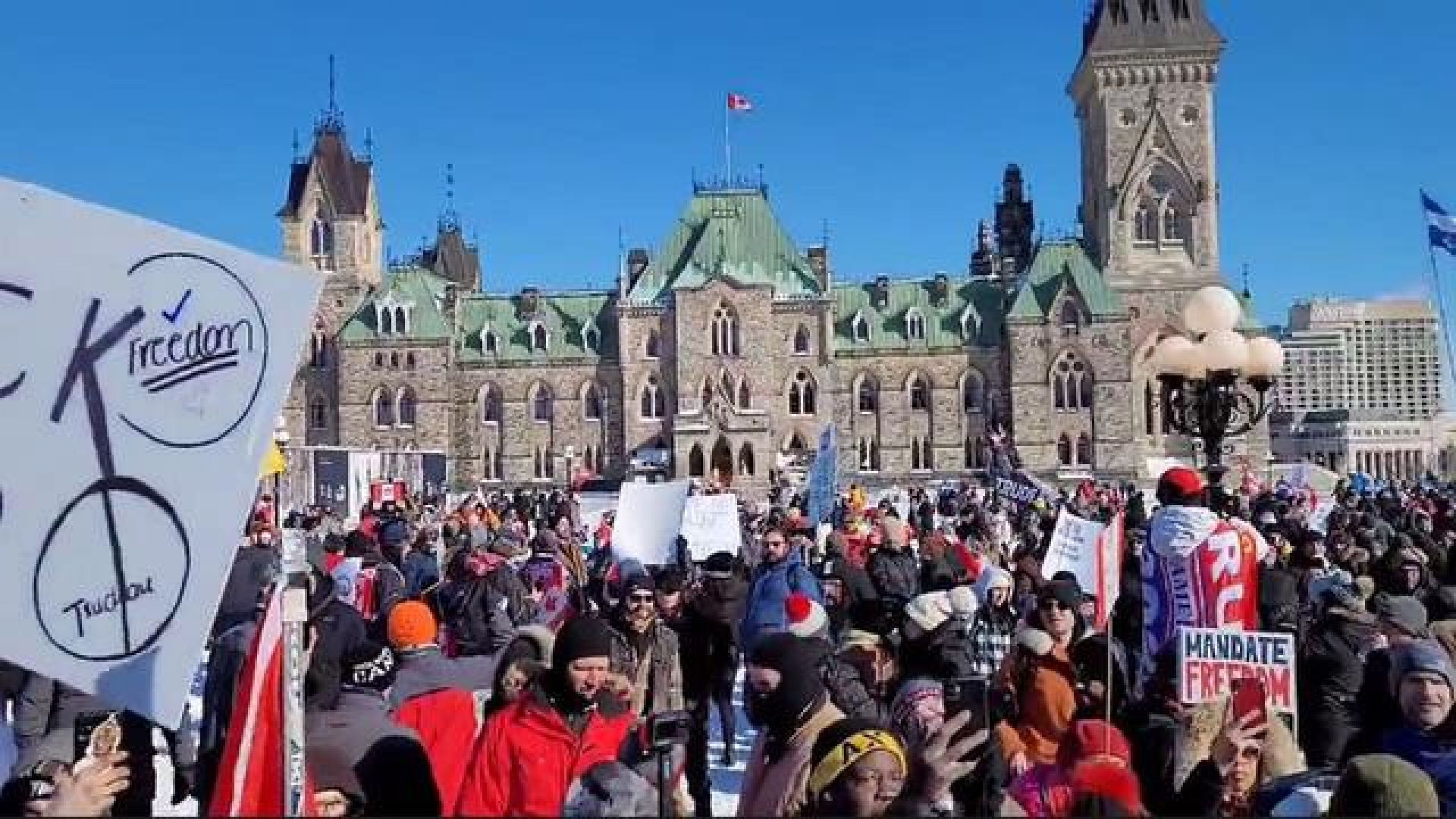 ⁣THE REVOLUTION WILL NOT BE TELEVISED: OTTAWA, CANADA RISES AGAINST COVID MANDATES