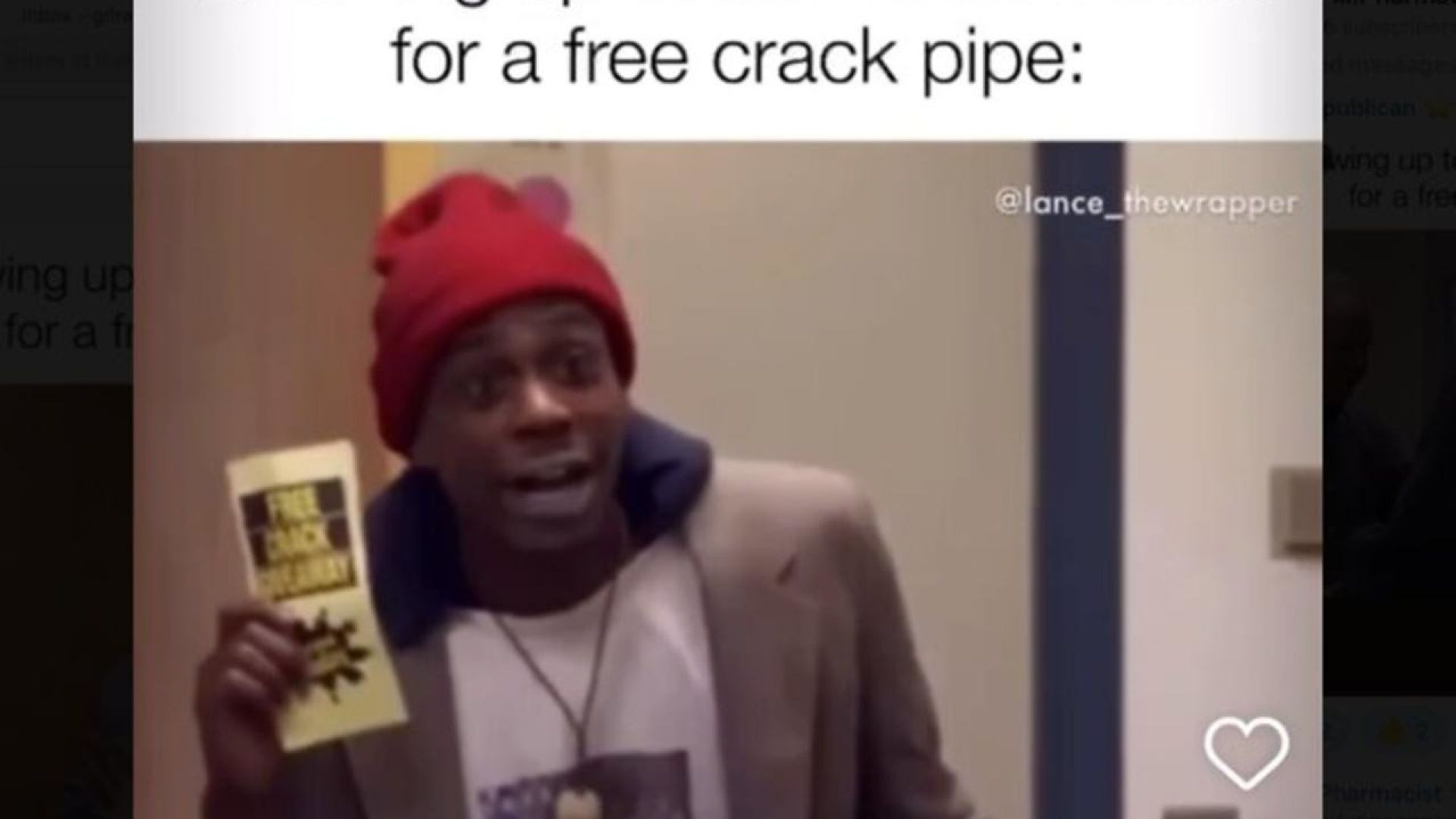 ⁣Free Crack Pipes at the White House