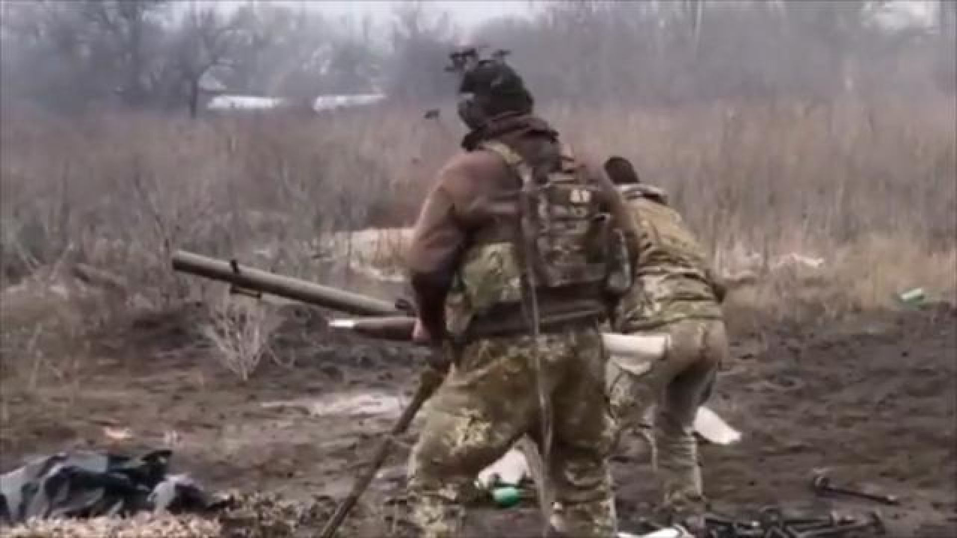UKRAINE RUSSIA WAR MILITARY COMBAT FOOTAGE