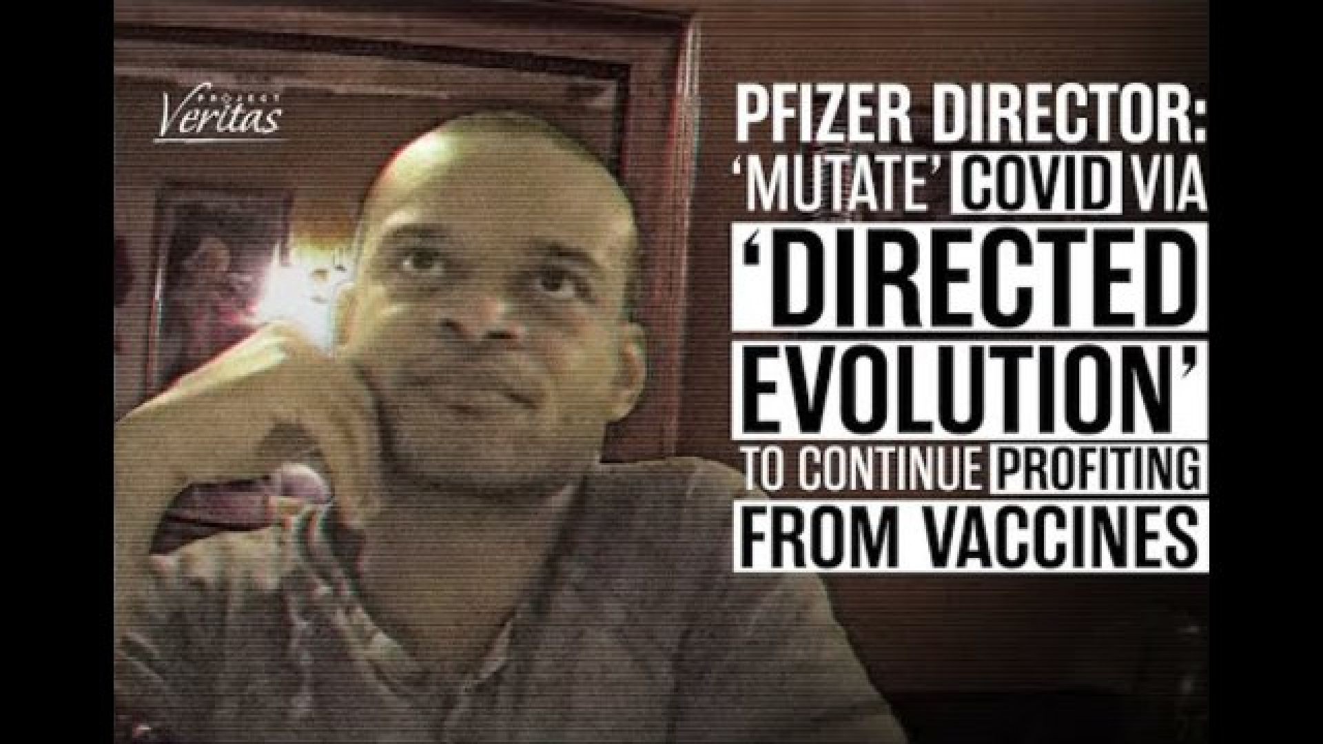 PFIZER EXPOSED FOR EXPLORING "MUTATING" COVID-19 VIRUS FOR NEW VACCINES VIA 'DIRECTED