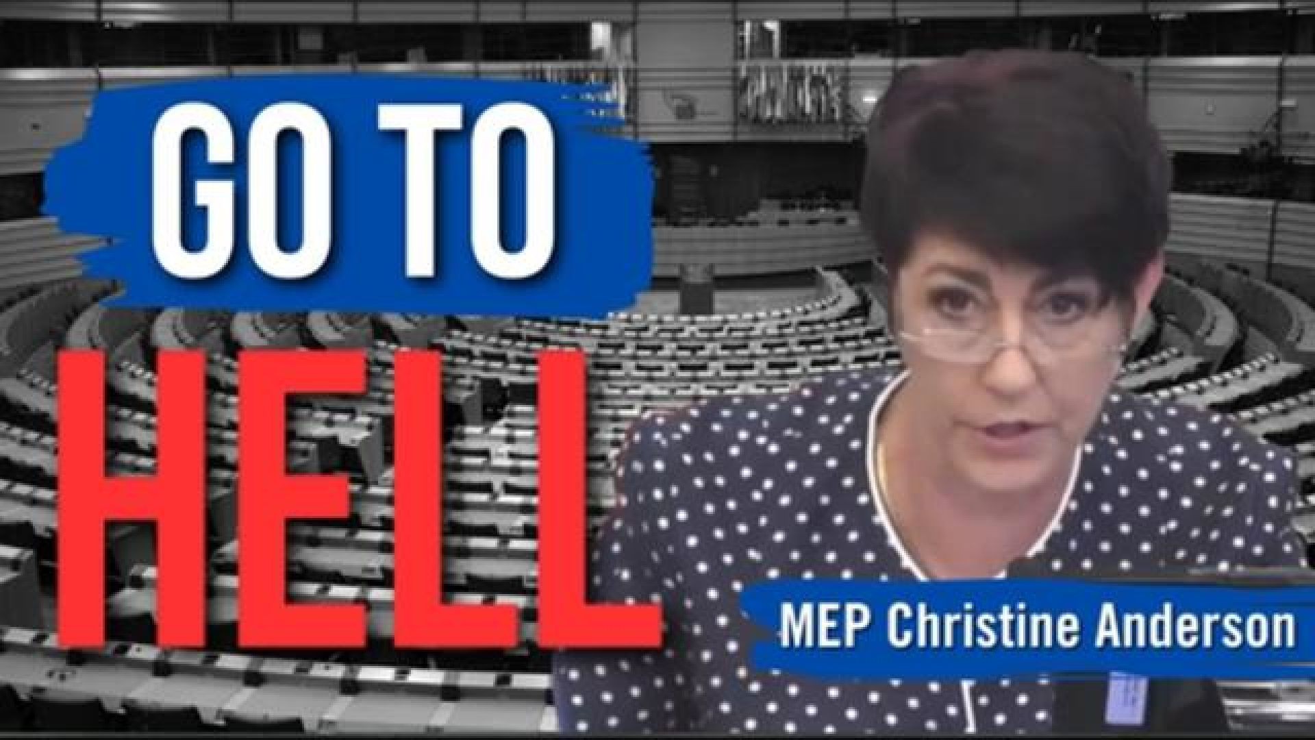 BRAVE EU MEMBER OF PARLIAMENT CHRISTINE ANDERSON DELIVERS DAMNING MESSAGE TO THE GLOBALIST TYRANTS
